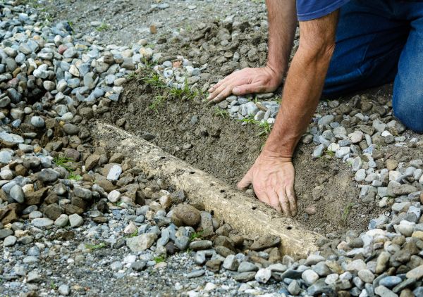 French Ditch Installation in East Stroudsburg
